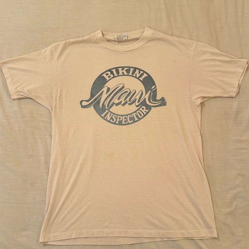 Vintage Bikini Inspector shirt 80’s